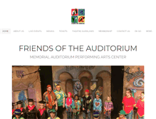 Tablet Screenshot of friendsoftheauditorium.com